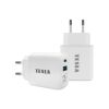 TESLA Power Charger T220 - dwukanałowa ładowarka szybkiego ładowania 25 W PD 3.0/PPS (biały kolor)