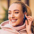 TESLA Sound EB10 - bezprzewodowe słuchawki Bluetooth (Metaliczny Niebieski)