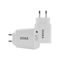 TESLA Power Charger T100 - szybka ładowarka 20 W PD 3.0/PPS (biały kolor)