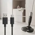 TESLA GlideStar GQ500 - mop z włączonym oświetleniem LED i zbliżenie złączy USB-A i USB-C