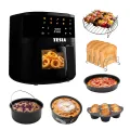 TESLA AirCook Q45 Pro – wielofunkcyjna cyfrowa frytkownica na gorące powietrze