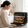 TESLA AirCook DualZone Q787 XXL Deluxe - multifunkcyjna frytkownica na gorące powietrze cyfrowa z dwoma strefami