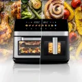 TESLA AirCook DualZone Q787 XXL Deluxe - multifunkcyjna frytkownica na gorące powietrze cyfrowa z dwoma strefami