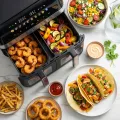 TESLA AirCook DualZone Q787 XXL Deluxe - multifunkcyjna frytkownica na gorące powietrze cyfrowa z dwoma strefami