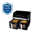TESLA AirCook DualZone Q787 XXL Deluxe - multifunkcyjna frytkownica na gorące powietrze cyfrowa z dwoma strefami