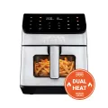 TESLA AirCook DualHeat QD65 XXL – wielofunkcyjna, cyfrowa frytkownica na gorące powietrze z podwójnym systemem ogrzewania