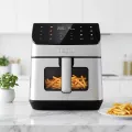 TESLA AirCook DualHeat QD65 XXL – wielofunkcyjna, cyfrowa frytkownica na gorące powietrze z podwójnym systemem ogrzewania