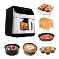 TESLA AirCook DualHeat QD65 XXL – wielofunkcyjna, cyfrowa frytkownica na gorące powietrze z podwójnym systemem ogrzewania