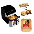 TESLA AirCook DualHeat QD65 XXL – wielofunkcyjna, cyfrowa frytkownica na gorące powietrze z podwójnym systemem ogrzewania