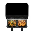 TESLA AirCook DualHeat QD464 XXL - dwufunkcyjna cyfrowa frytkownica na gorące powietrze