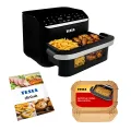 TESLA AirCook DualHeat QD575 XXL - wielofunkcyjna cyfrowa frytkownica na gorące powietrze z podwójnym ogrzewaniem