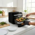 TESLA AirCook DualHeat QD575 XXL - wielofunkcyjna cyfrowa frytkownica na gorące powietrze z podwójnym ogrzewaniem