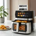 TESLA AirCook DualHeat QD73 XXL - wielofunkcyjna cyfrowa frytkownica powietrzna