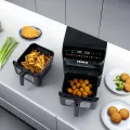 TESLA AirCook DualZone Q670 XXL - wielofunkcyjna dualna frytkownica powietrzna z cyfrowym sterowaniem