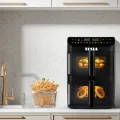 TESLA AirCook DualZone Q670 XXL - wielofunkcyjna dualna frytkownica powietrzna z cyfrowym sterowaniem