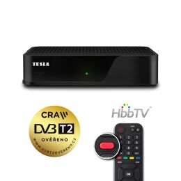 TESLA HYbbRID TV T200 - DVB-T2 set-top box z HbbTV