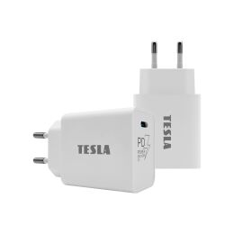 TESLA Power Charger T100 - szybka ładowarka 20 W PD 3.0/PPS (biały kolor)