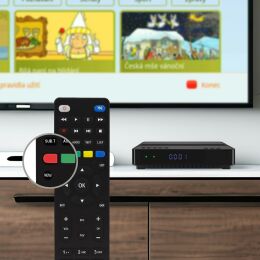 TESLA HYbbRID TV TH210 - DVB-T2 set-top box z HbbTV