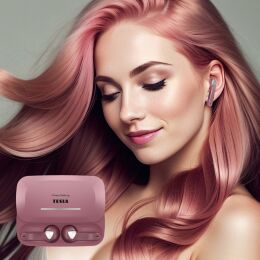 TESLA Sound EB20 - bezprzewodowe słuchawki Bluetooth (Pearl Pink)