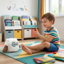 TESLA Bambino Buddy AI OWL - inteligentna pluszowa sowa dla dzieci