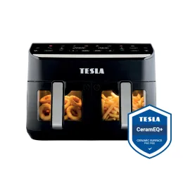 TESLA AirCook DualHeat QD464 XXL - dwufunkcyjna cyfrowa frytkownica na gorące powietrze