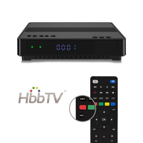 TESLA HYbbRID TV TH210 - DVB-T2 set-top box z HbbTV