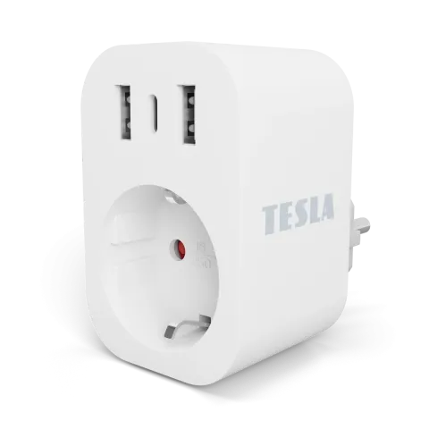 TESLA Smart Plug SP300 3 USB - inteligentna wtyczka z portami USB