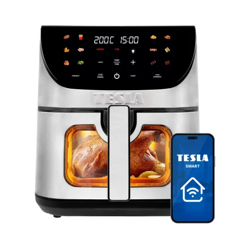 TESLA AirCook Q70 XXL WiFi Pro - wielofunkcyjna cyfrowa frytkownica na gorące powietrze